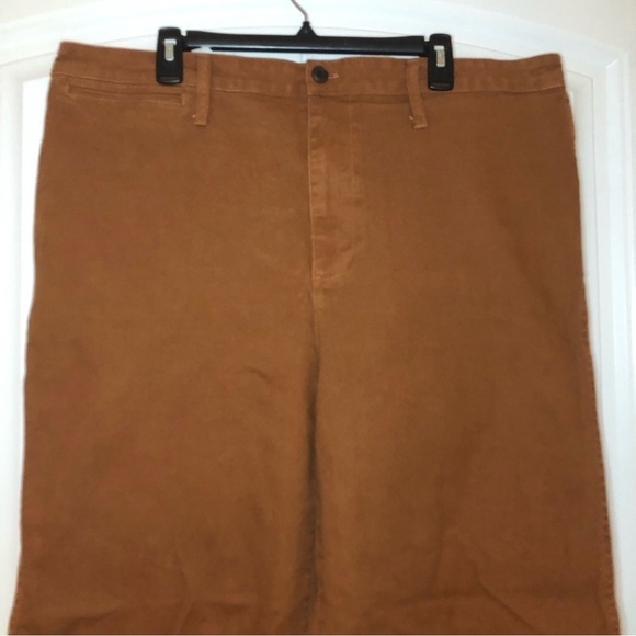 Madewell Burnt Orange Wide Leg Jeans Size 35 - Picture 2 of 11